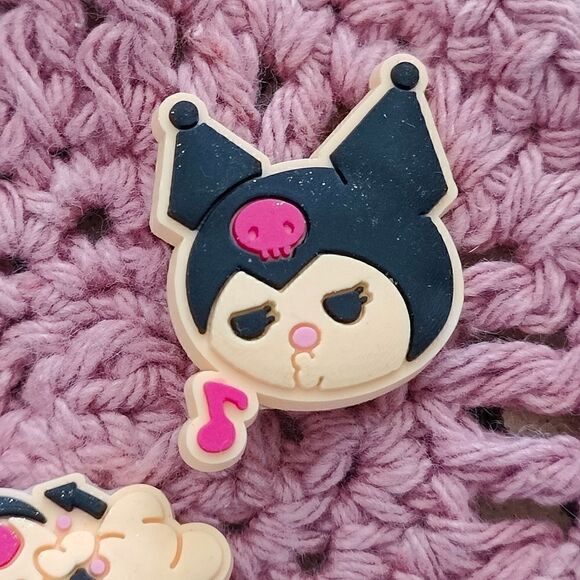 Sanrio Kuromi 2 PC Croc Charm Set - Picture 4 of 4